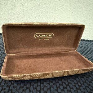 Coach Brown Sunglass Glass Case Holder